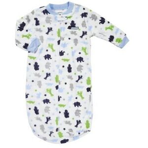 Carter's Baby Boys' Micro-Fleece Animals and Stars Wearble Sleep Sack One Size
